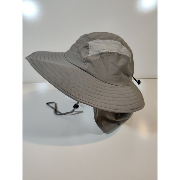 Home Prefer Unisex UPF 50+ Sun Protection Cap Wide Brim Fishing Hat Neck Flap - Picture 2 of 6